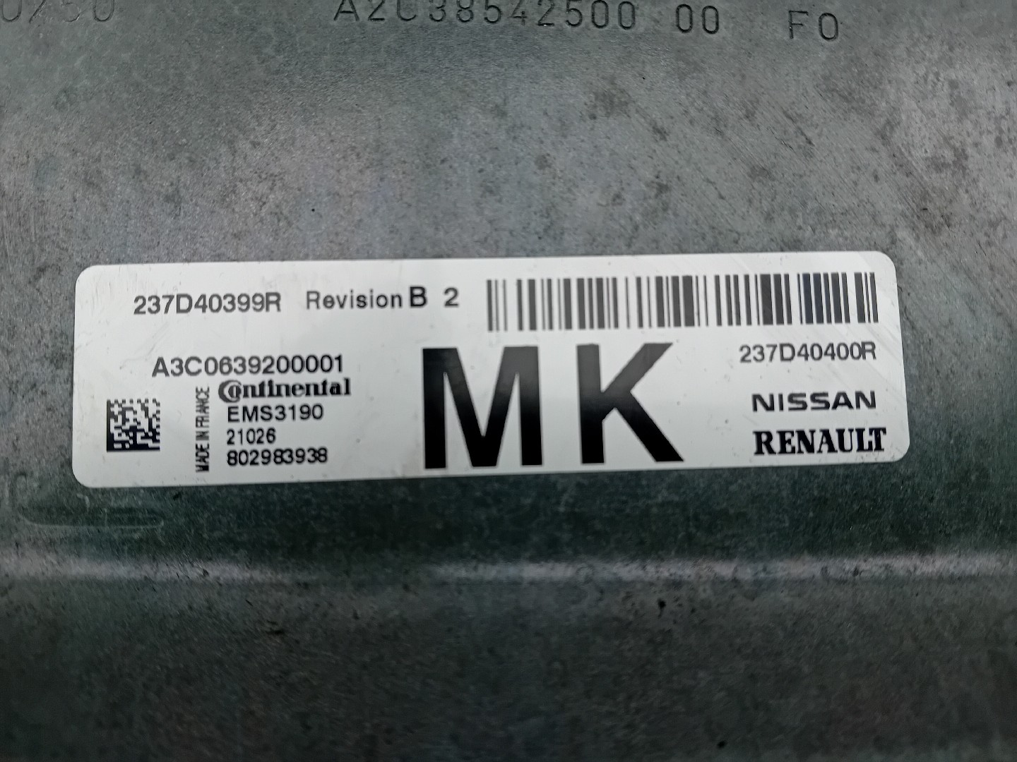 Centralina motor / ECU RENAULT Zoe (BFM_) Imagem-3