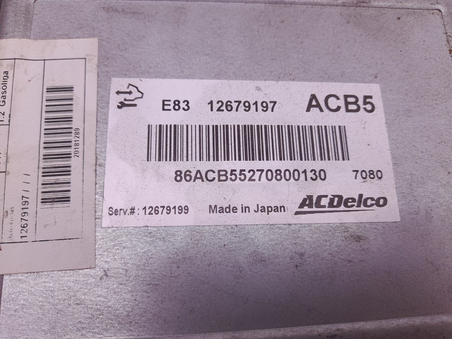 Centralina motor / ECU OPEL Corsa E Imagem-2