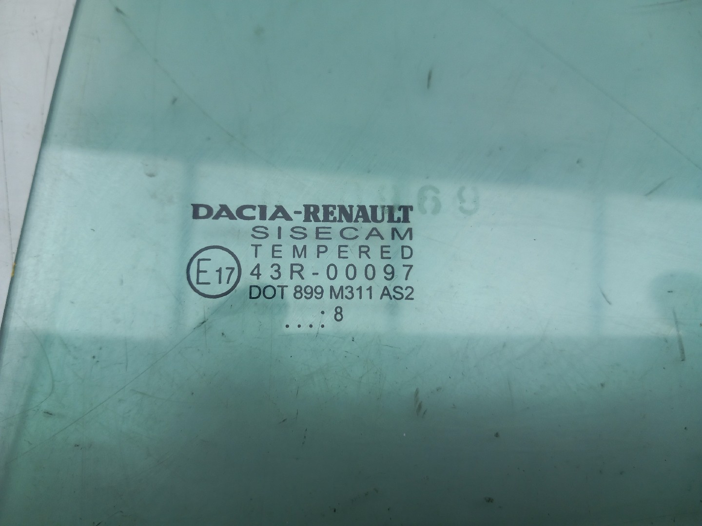 Left rear triangle window DACIA Sandero II (5S_) Imagem-1