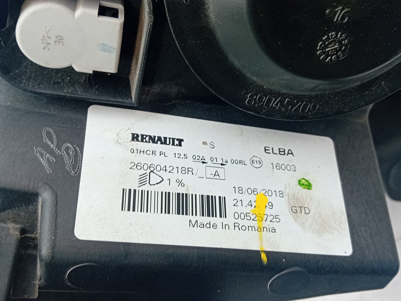 Ótica / farol esquerda DACIA Sandero II (5S_) Imagem-7