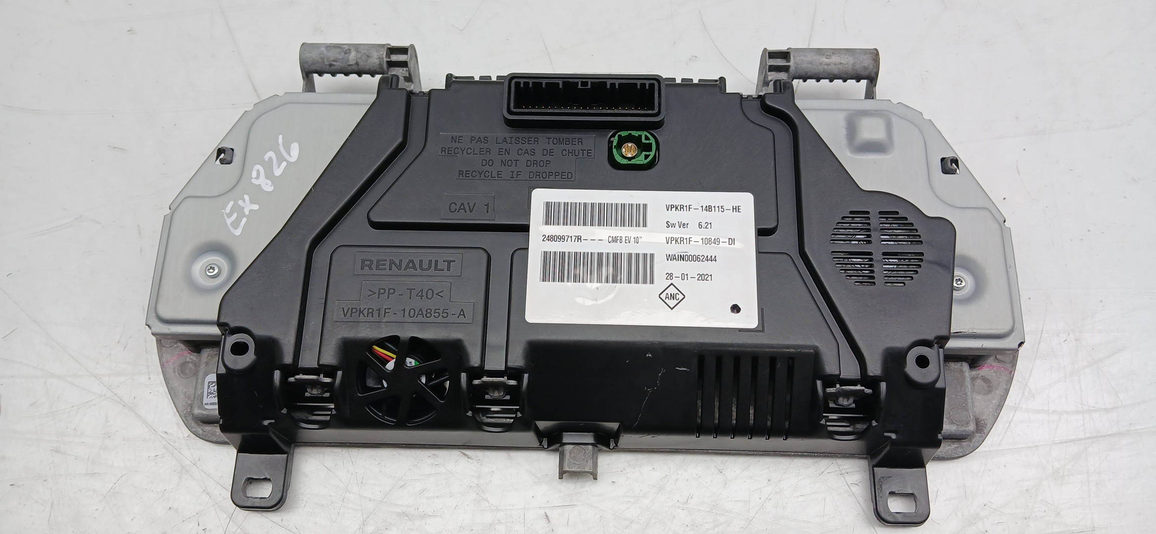 Instrument cluster RENAULT Zoe (BFM_) Imagem-2
