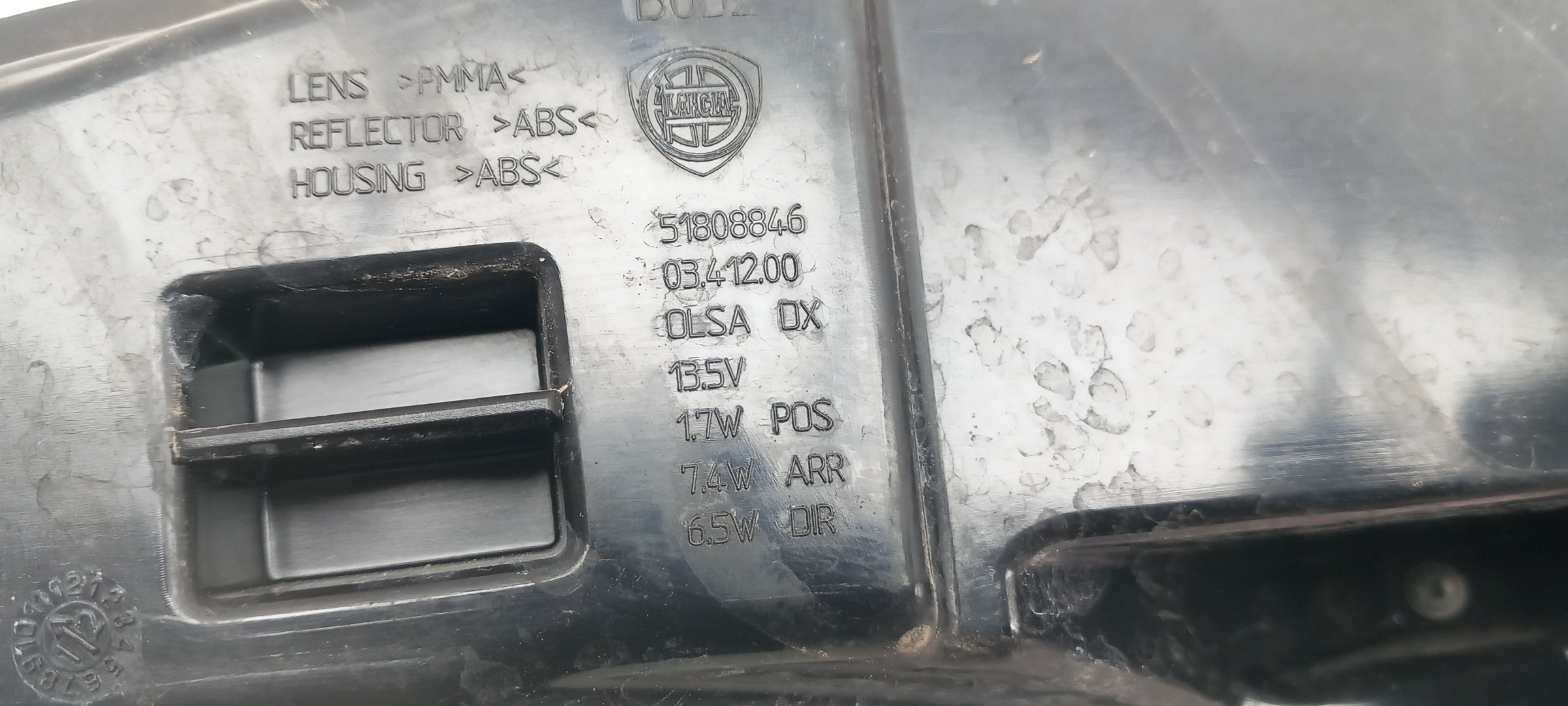 Right Tail light LANCIA Delta III (844_) Imagem-4