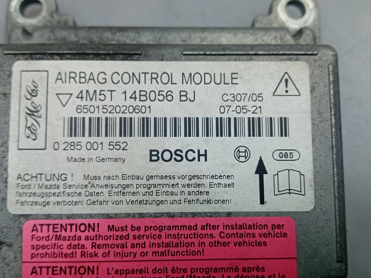 Centralina airbag FORD Focus II (DA_) Imagem-3