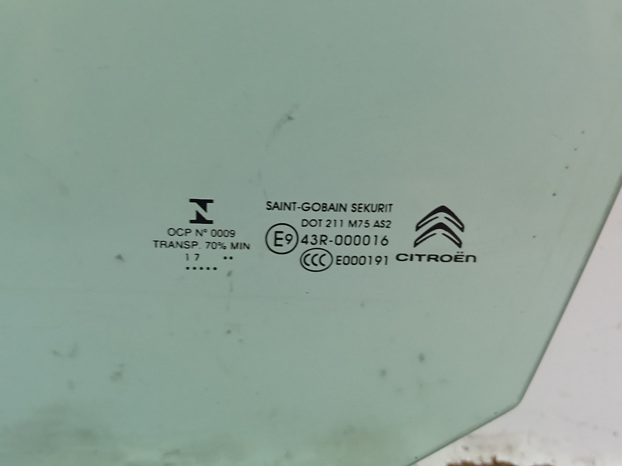 Vitre porte avant gauche CITROËN C4 Grand Picasso II (DA_, DE_) Imagem-1