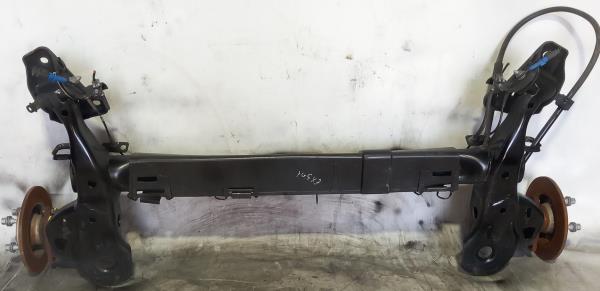 Rear axle with discs