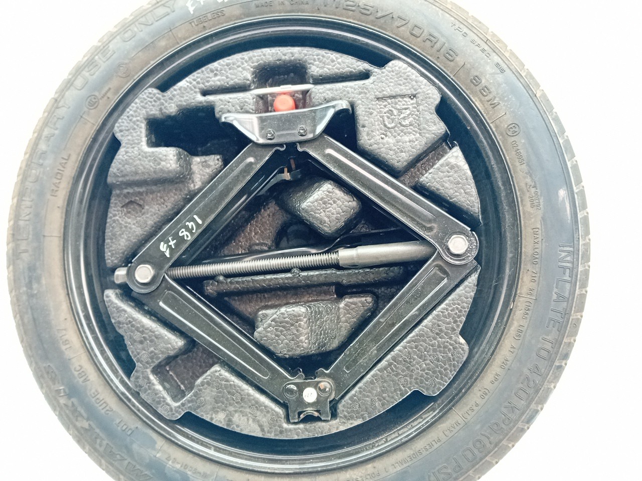 Kit de roue de secours OPEL Mokka / Mokka X Imagem-1
