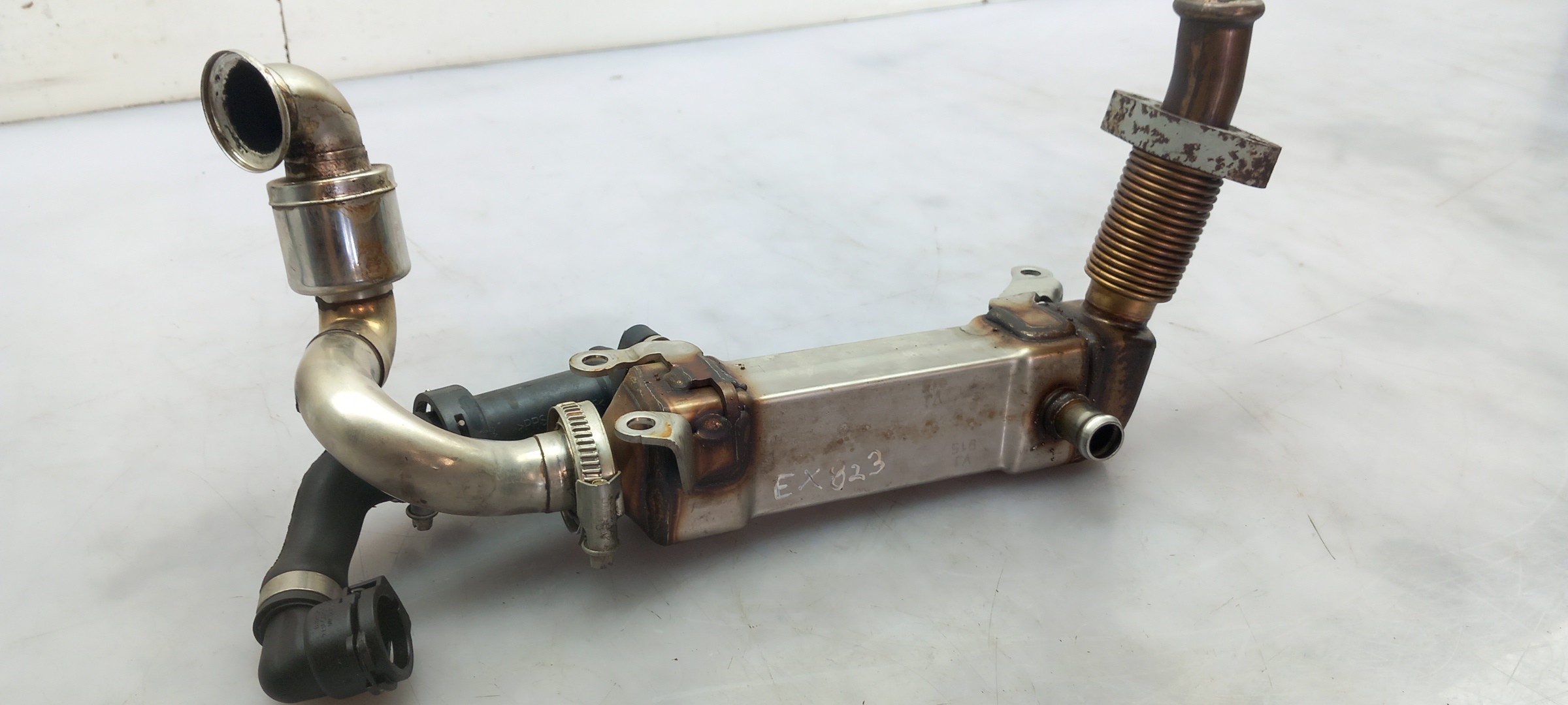 EGR gas radiator