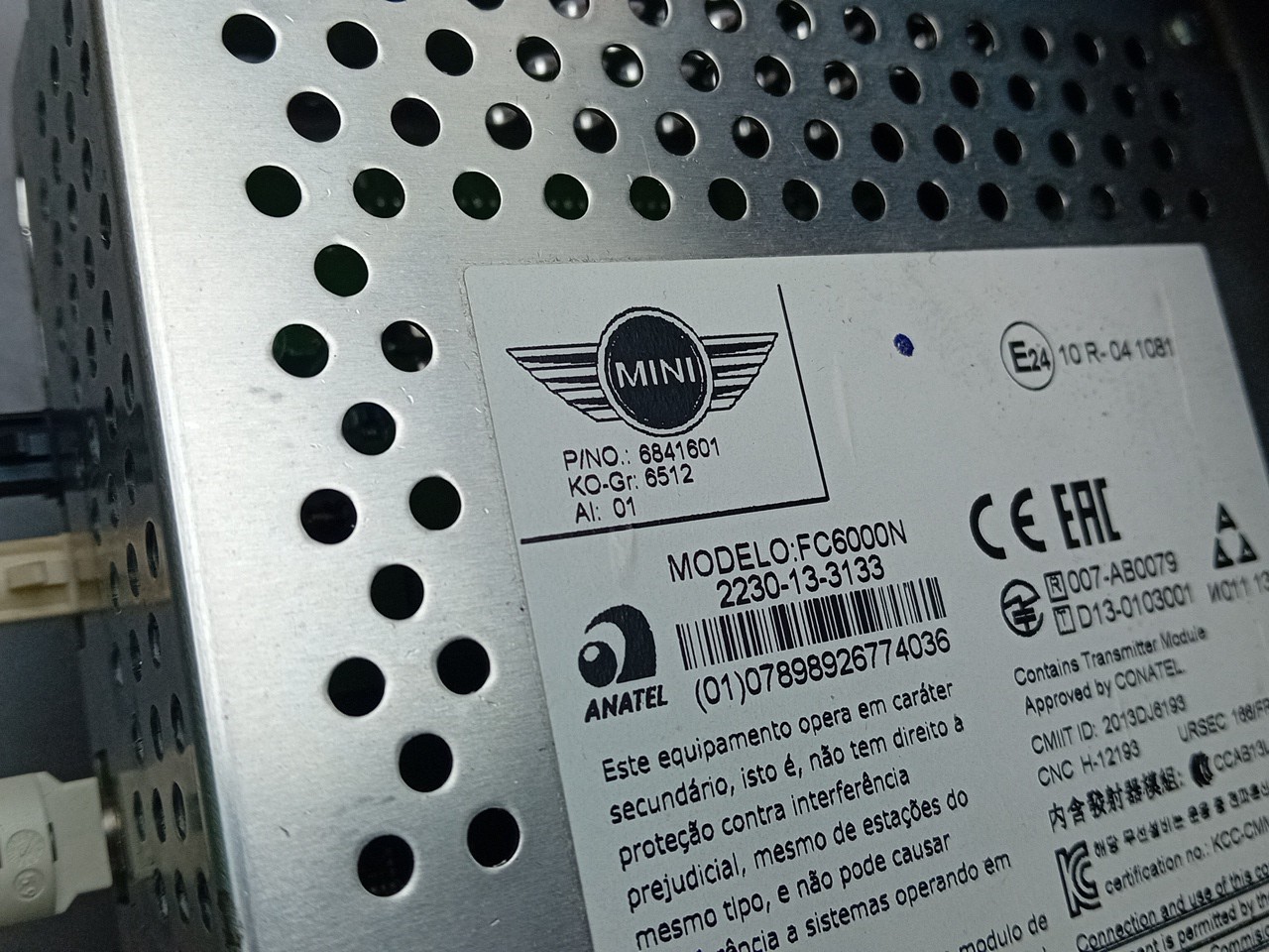 Pantalla / pantalla de información MINI Mini (F55) Imagem-4