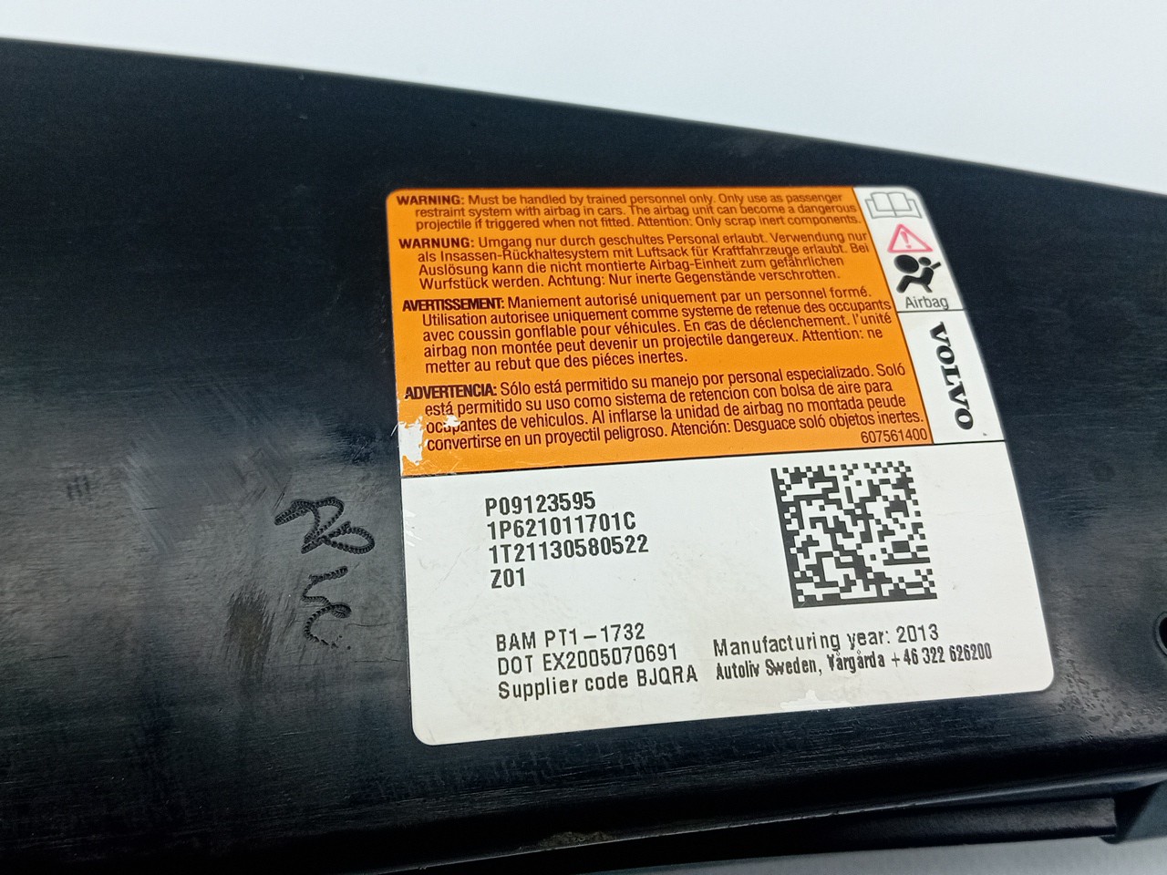 Airbag Izquierdo VOLVO V40 Hatchback Imagem-3