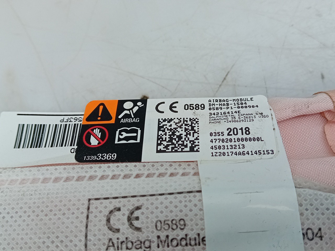 Left Curtain Airbag CITROËN C3 Aircross II (2R_, 2C_) Imagem-2