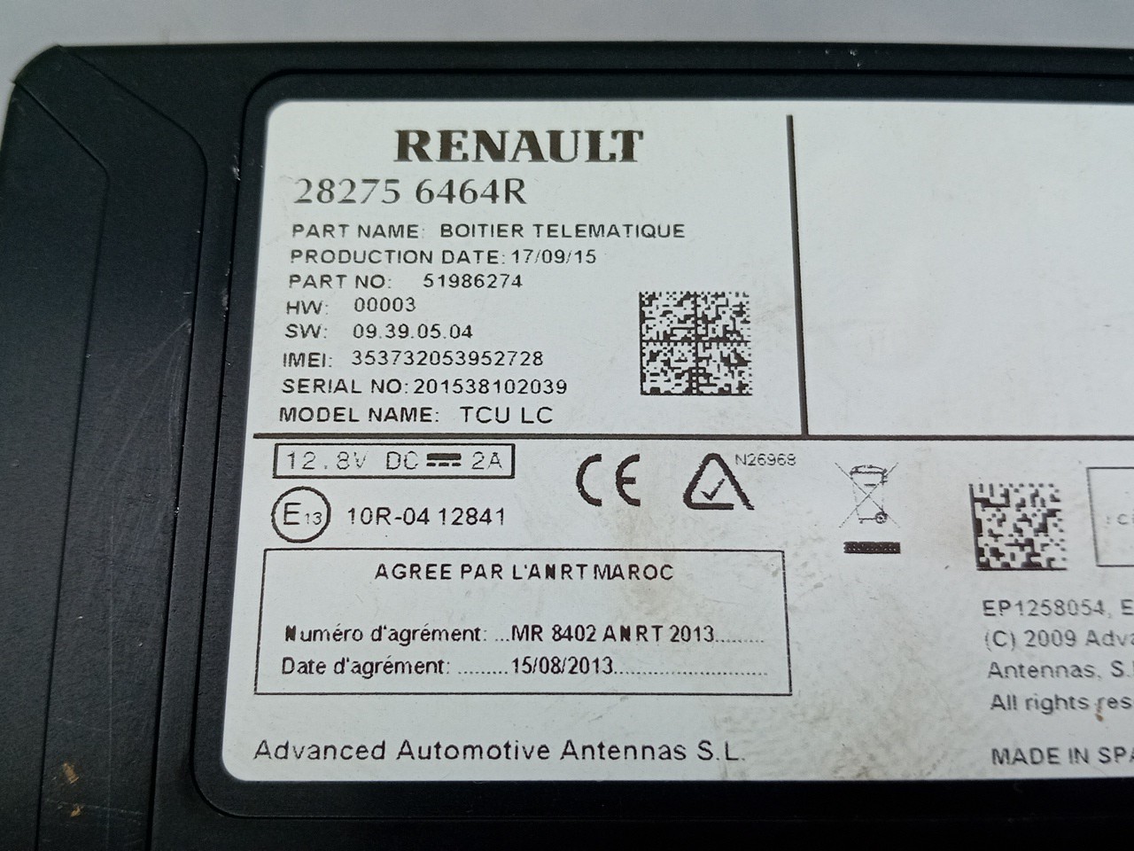 Generic Unit Module RENAULT Zoe (BFM_) Imagem-3