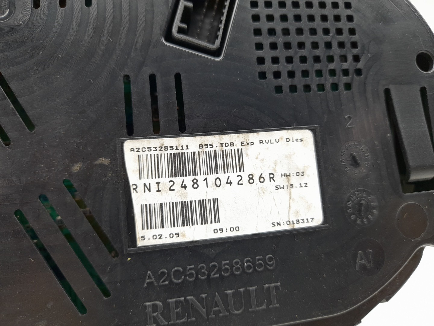 Compteur de vitesse RENAULT Megane III (BZ0_) Imagem-2