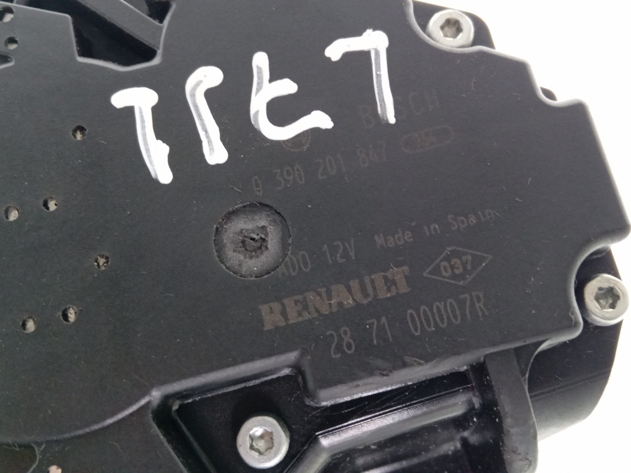 Rear Wiper Motor RENAULT Megane III Coupé (DZ0/1_) Imagem-2