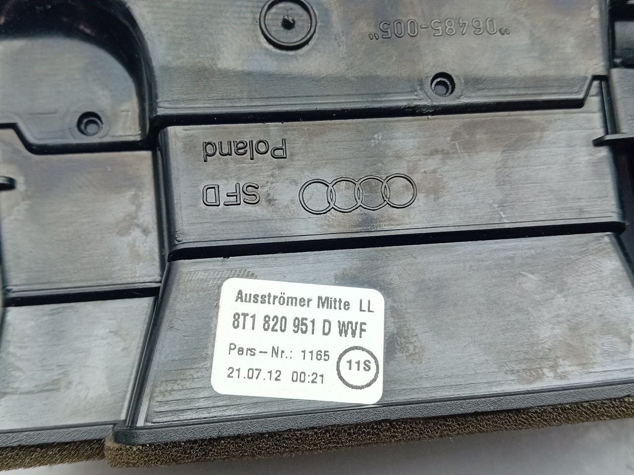 Difusor / salida de aire AUDI A4 Avant (8K5, B8) Imagem-2