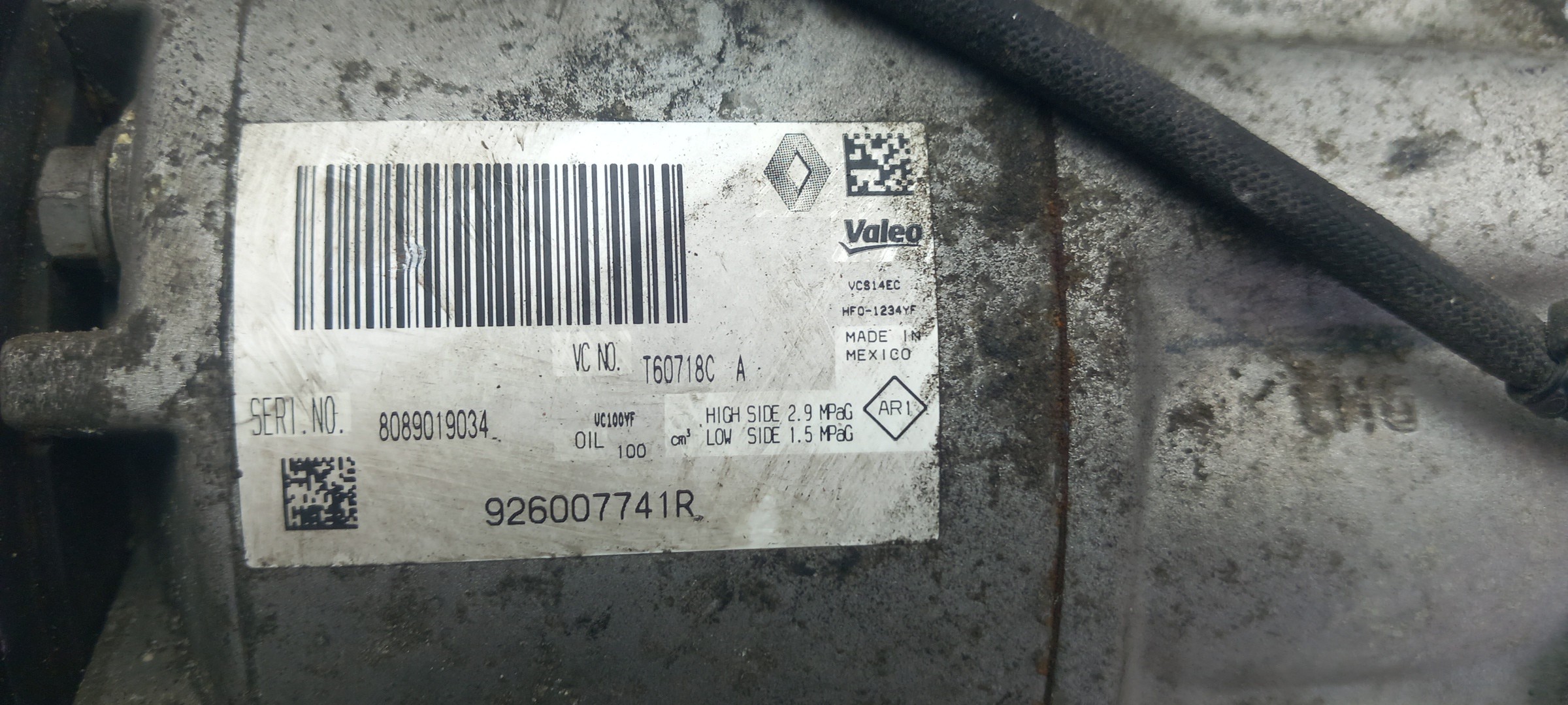 AC compressor RENAULT Captur (J5_) Imagem-4