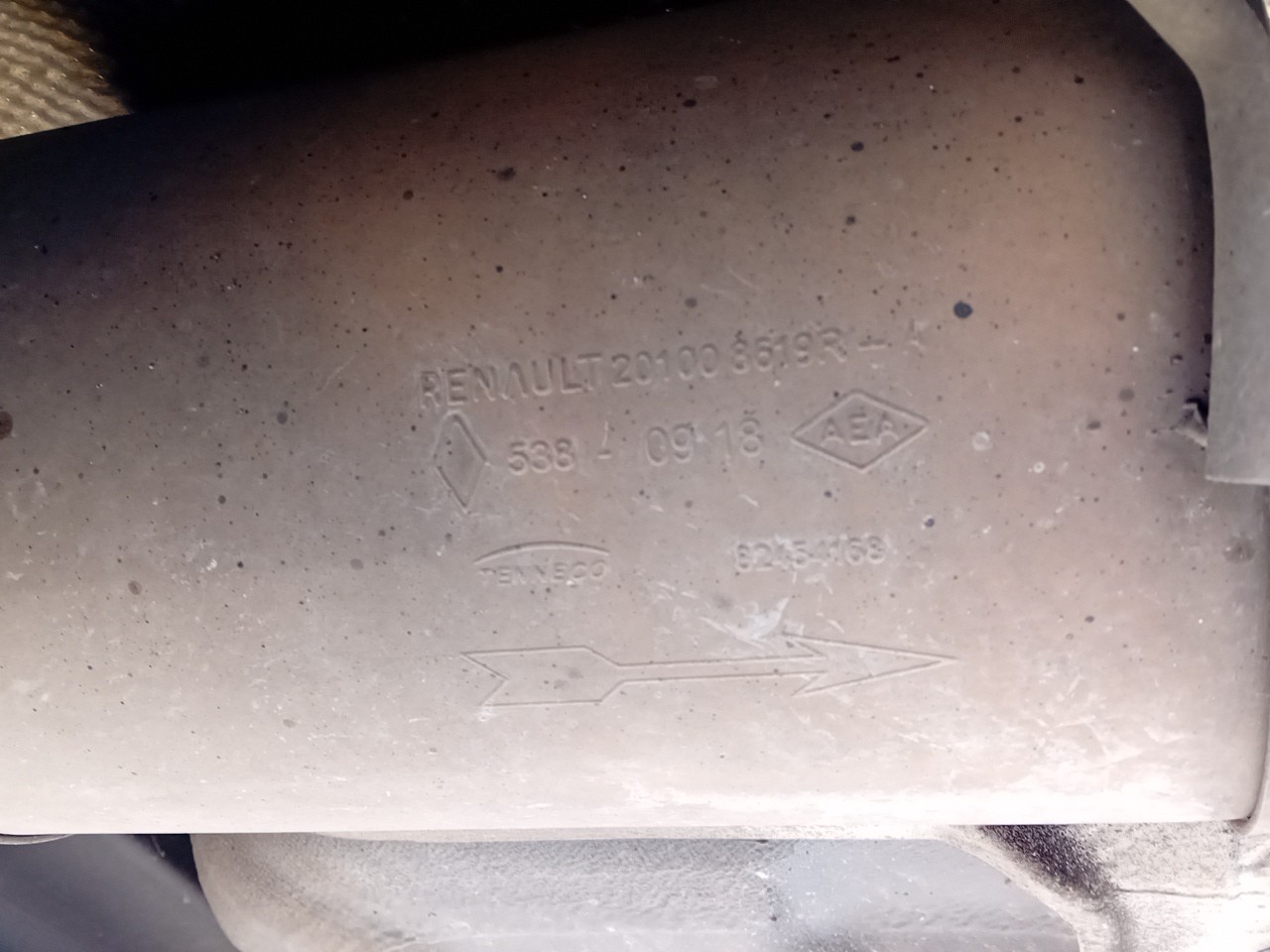 Panela de escape RENAULT Captur (J5_) Imagem-1