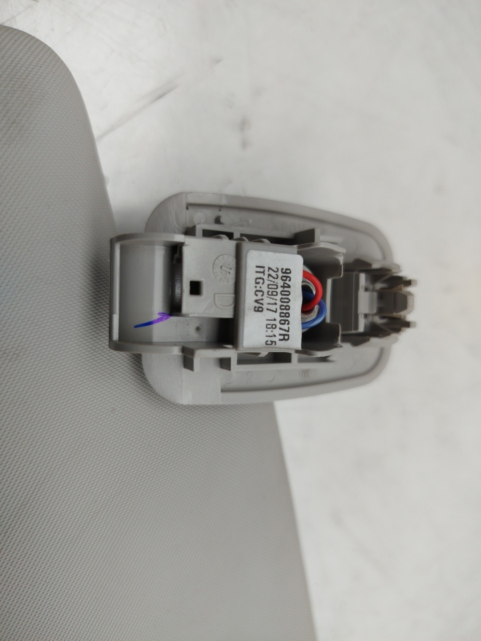 Right Sun Visor RENAULT Grand Scénic IV (R9_) Imagem-3