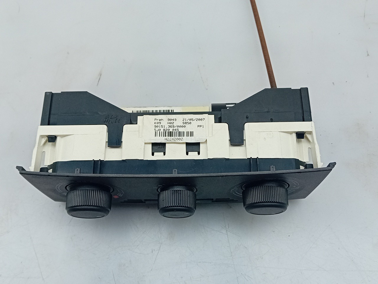 Botón / interruptor de aire acondicionado SKODA Fabia II Hatchback (542, 5J) Imagem-1