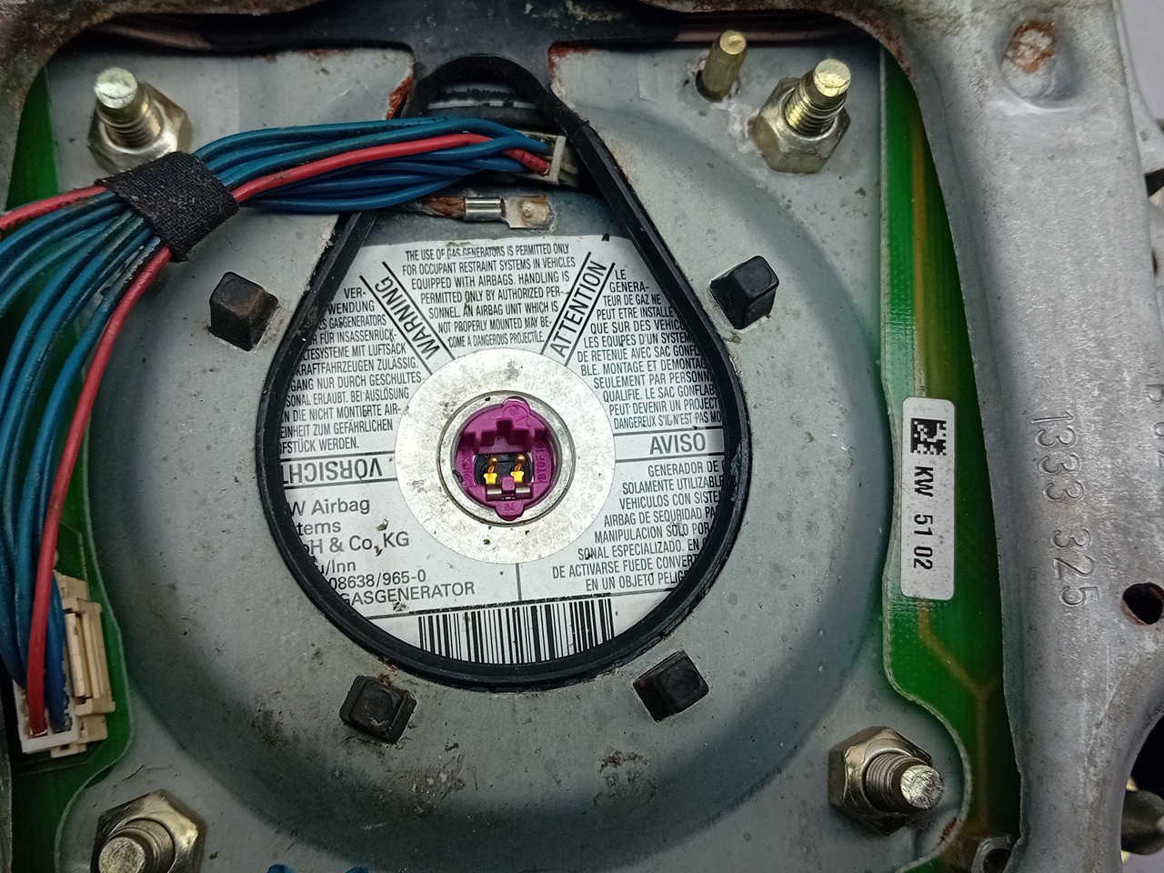 Airbag del Volante AUDI A4 Avant (8E5, B6) Imagem-2