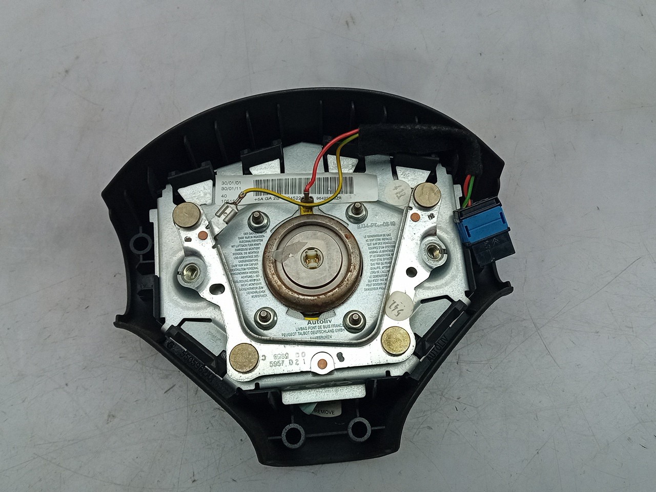 Steering Wheel Airbag PEUGEOT 206 (2A/C) Imagem-1