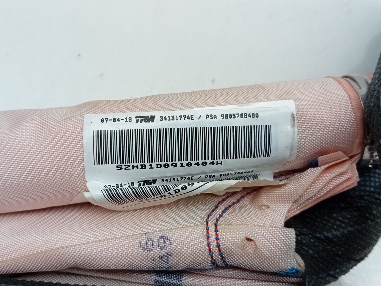 Left Curtain Airbag PEUGEOT 308 SW II Van (LC_) Imagem-2