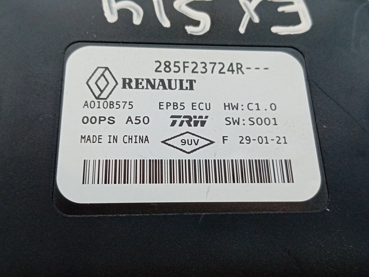 Module de frein de stationnement RENAULT Zoe (BFM_) Imagem-3