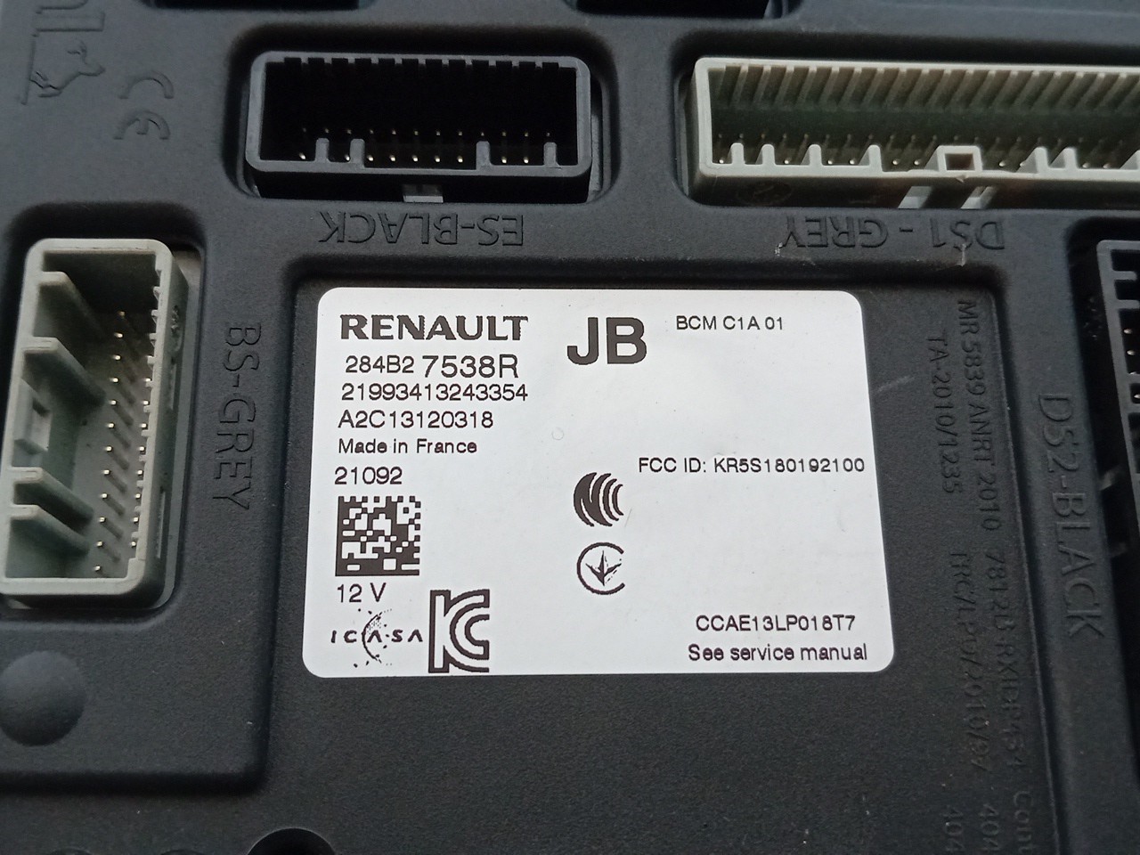 Module générique RENAULT Zoe (BFM_) Imagem-3