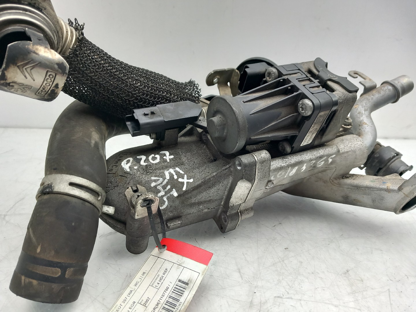 EGR gas radiator