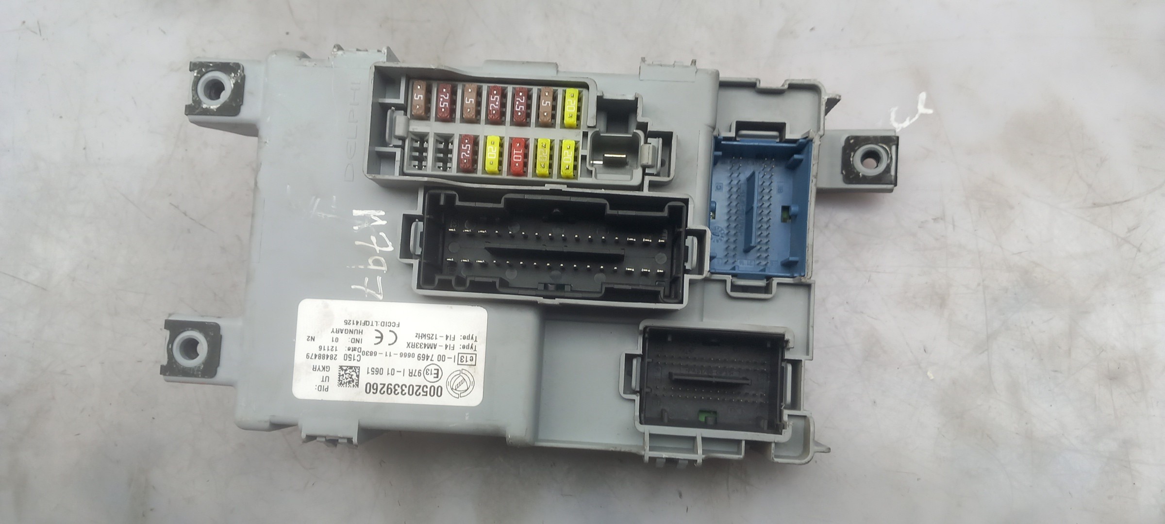 Fuse box / SAM / BSI FIAT Panda (312_, 319_) Imagem-0