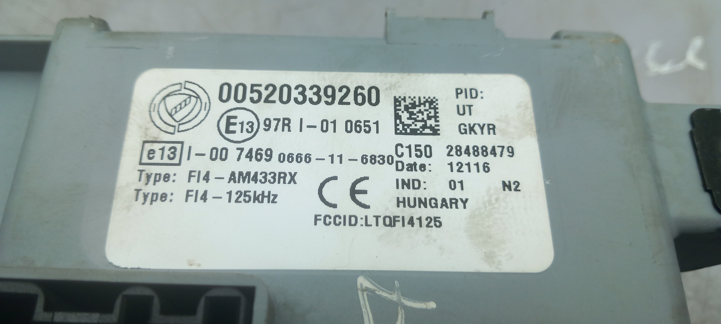 Fuse box / SAM / BSI FIAT Panda (312_, 319_) Imagem-4