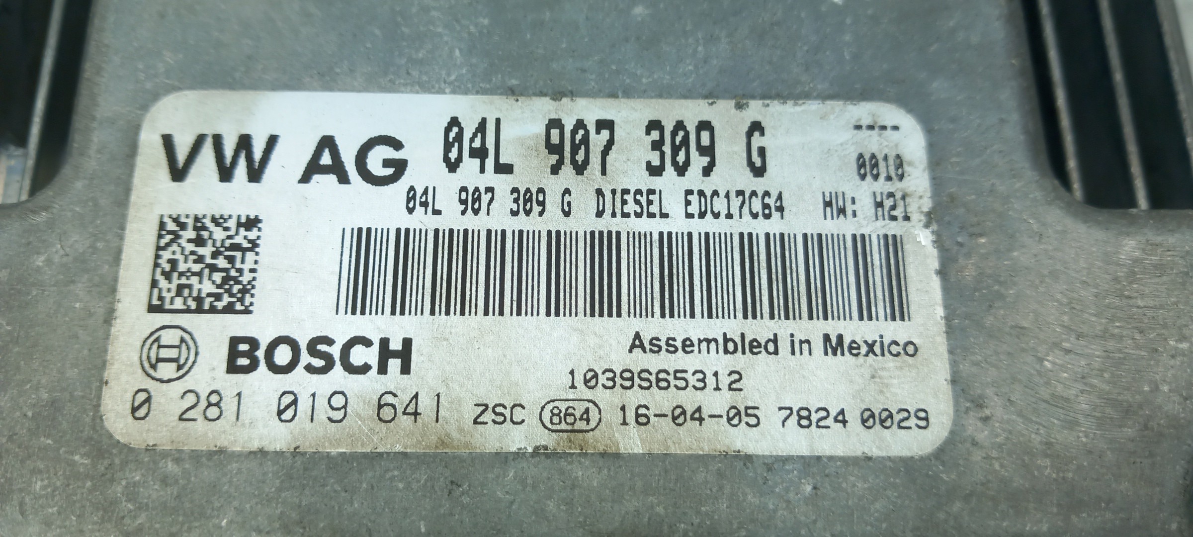 Centralina motor / ECU VOLKSWAGEN Jetta IV (162, 163) Imagem-4