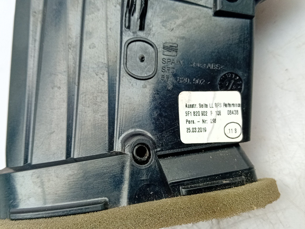 Difusor / saída de ar SEAT Leon (5F1) Imagem-2