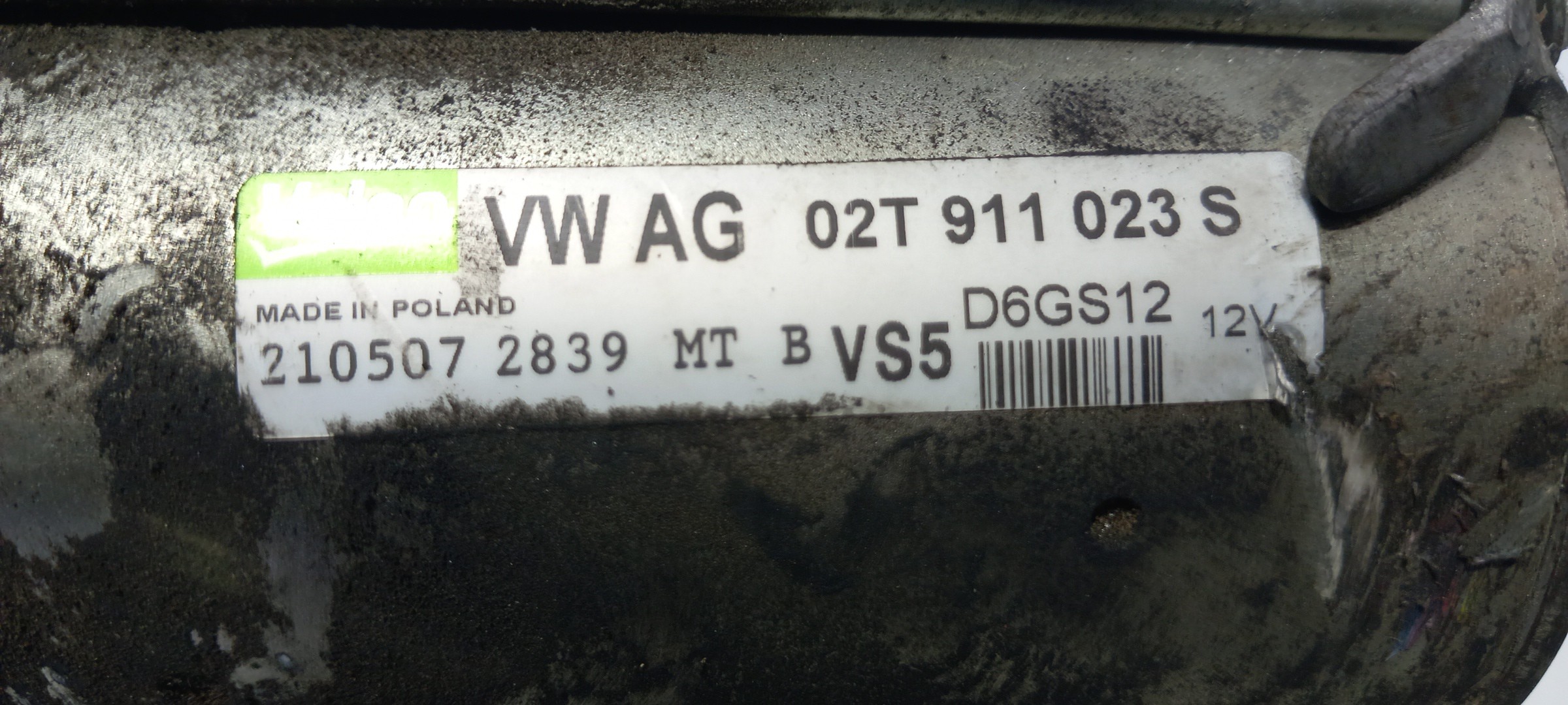 Motor de arranque SKODA Fabia II Hatchback (542, 5J) Imagem-3
