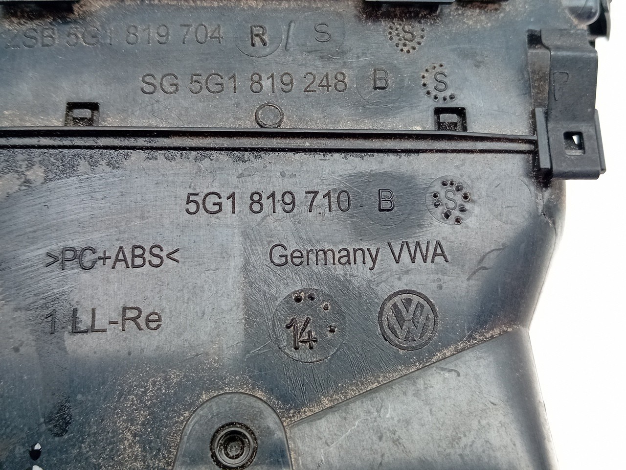 Difusor / saída de ar VOLKSWAGEN Golf VII Variant (BA5, BV5) Imagem-3