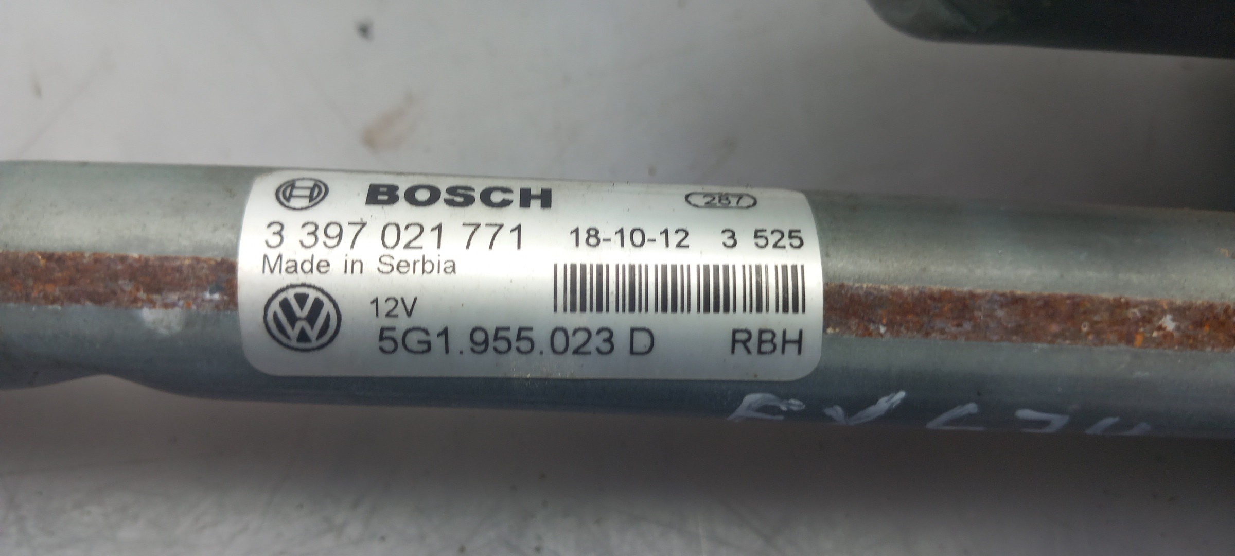 Motor limpa vidros frente VOLKSWAGEN Golf VII (5G1, BQ1, BE1, BE2) Imagem-3