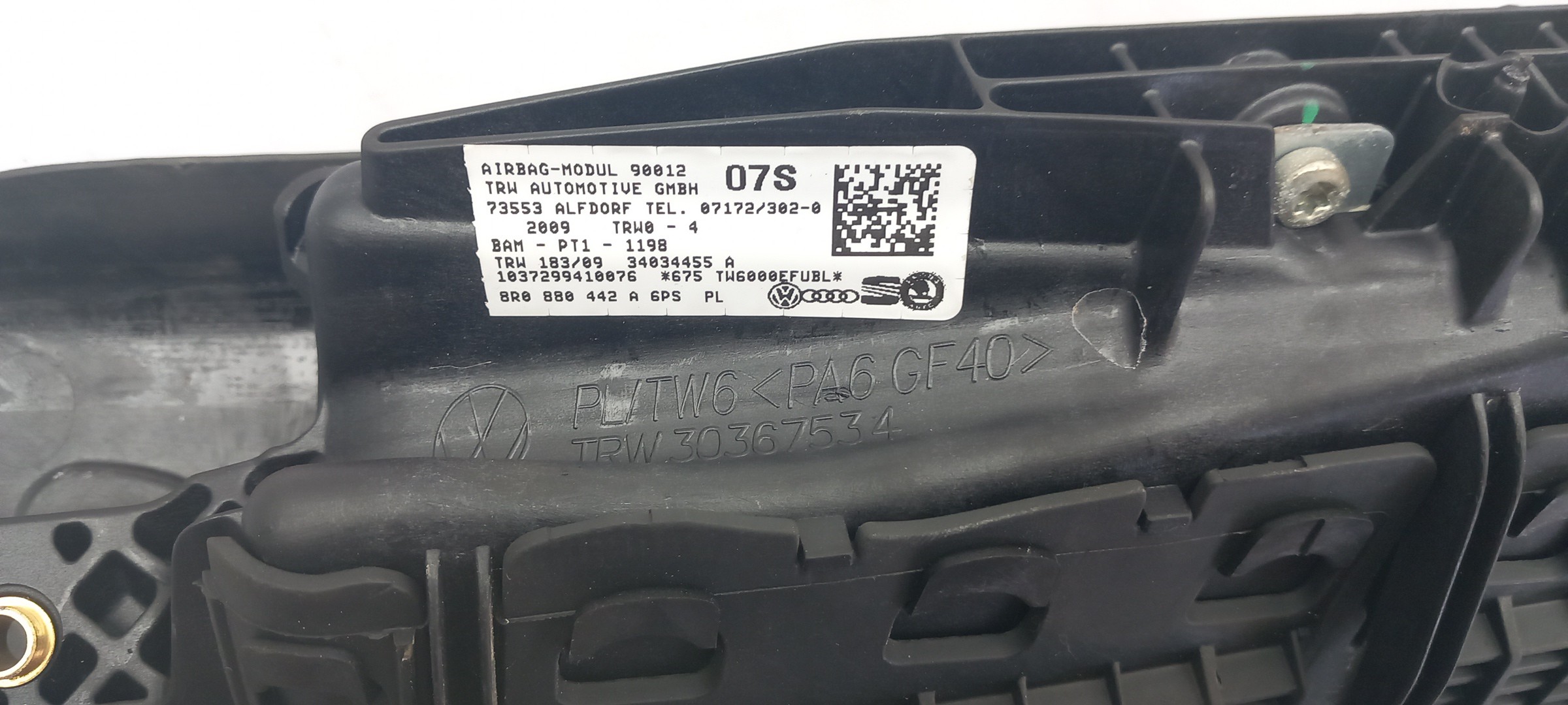 Right Rear Side Airbag AUDI Q5 (8R) Imagem-3