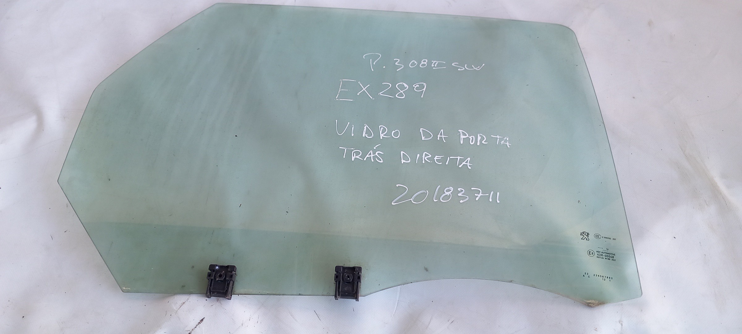 Vidro porta trás direito