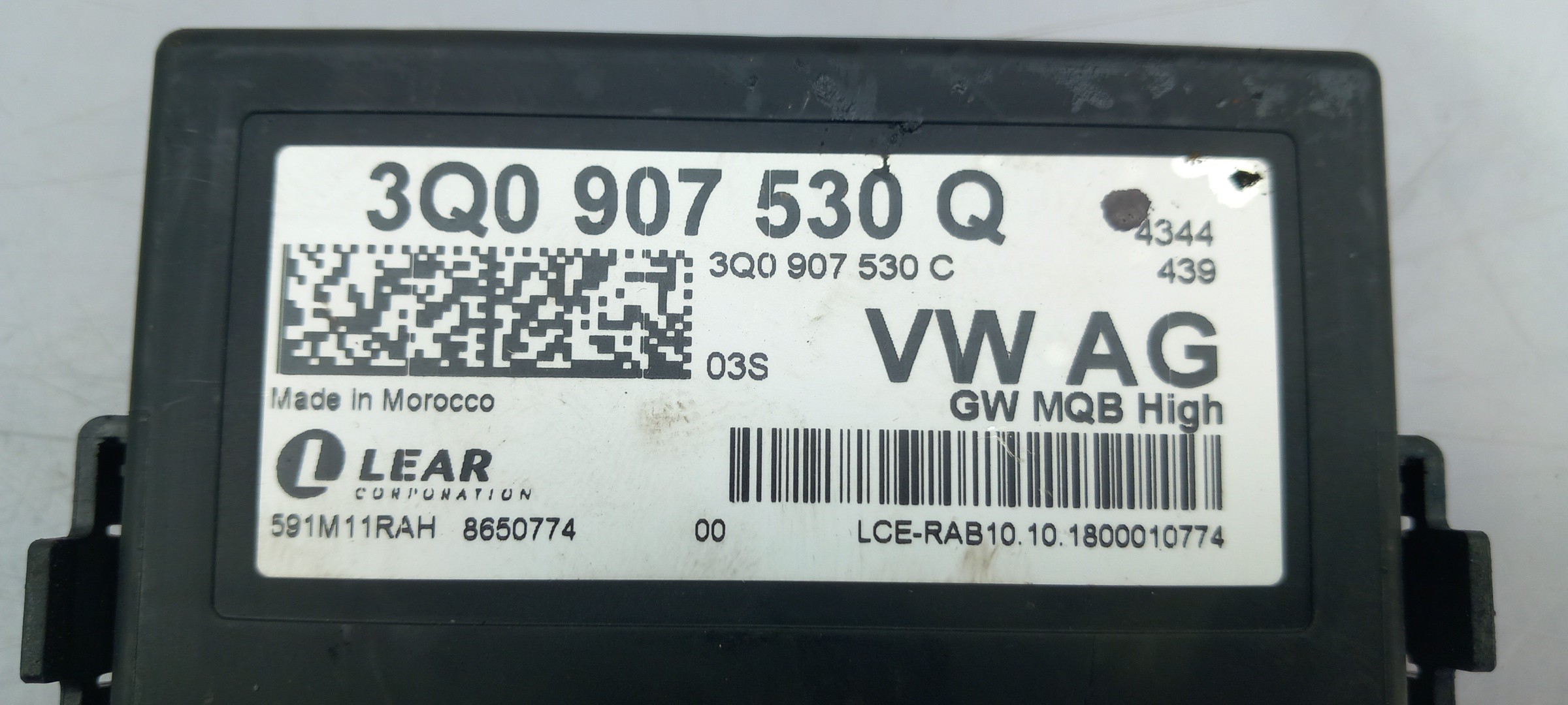 Module générique VOLKSWAGEN Golf VII (5G1, BQ1, BE1, BE2) Imagem-3
