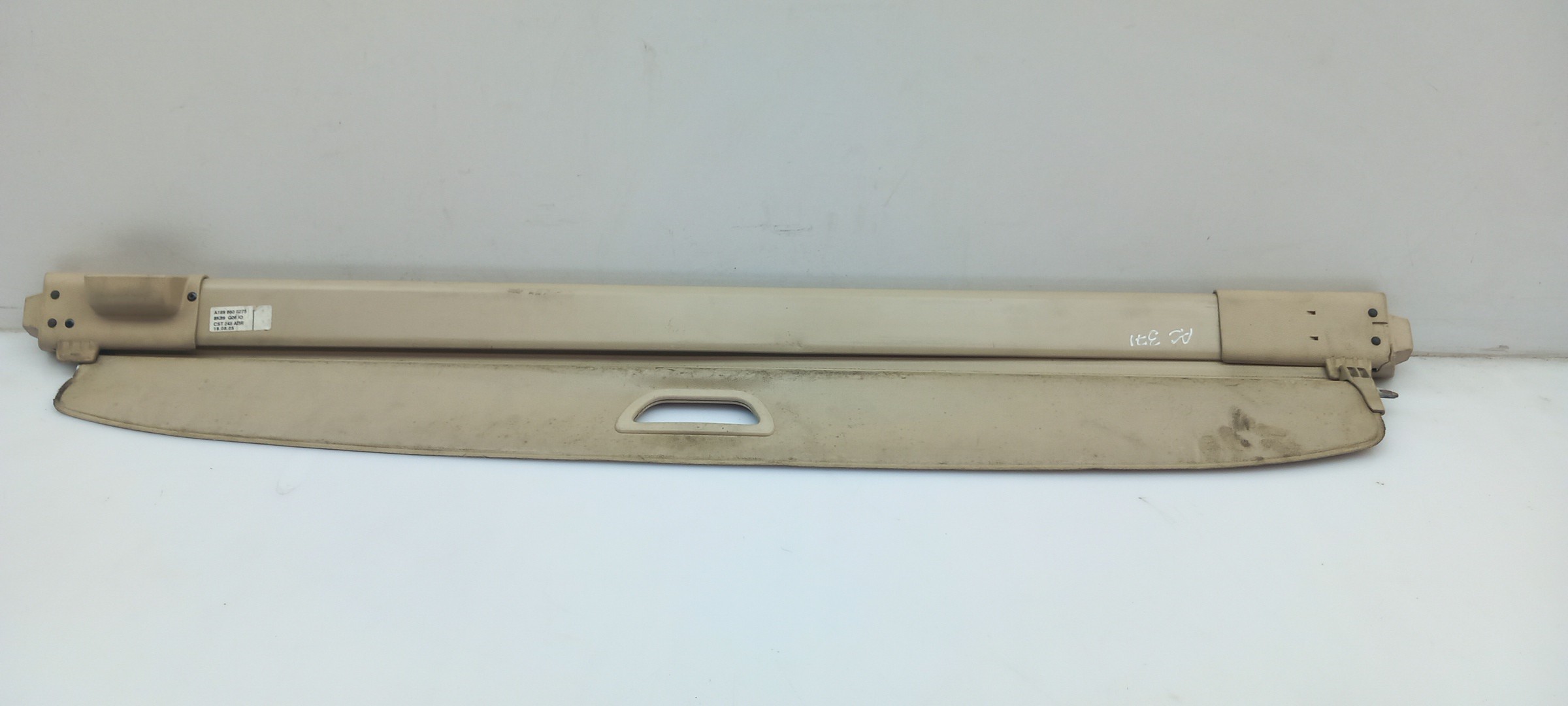 Rear Parcel shelf / trunk cover MERCEDES-BENZ Classe B (W245) Imagem-1