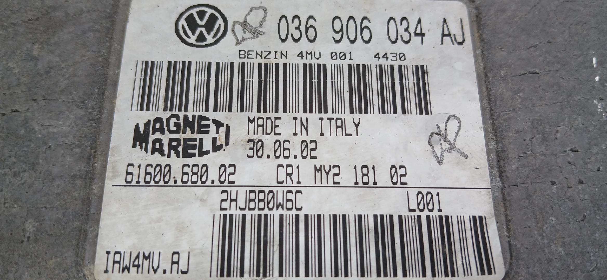 Centralina motor / ECU SEAT Ibiza III (6L1) Imagem-3