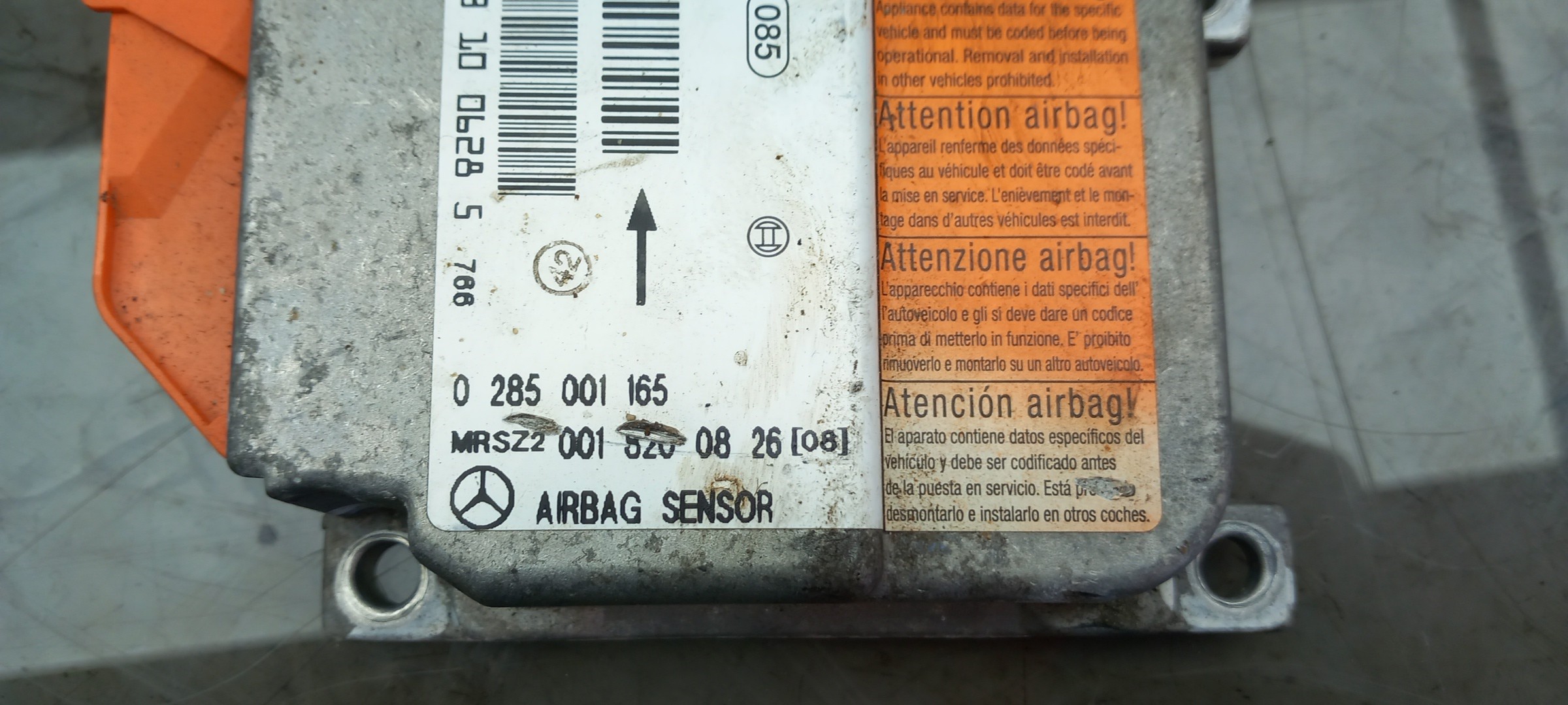 Centralina airbag MERCEDES-BENZ CLK (C208) Imagem-3