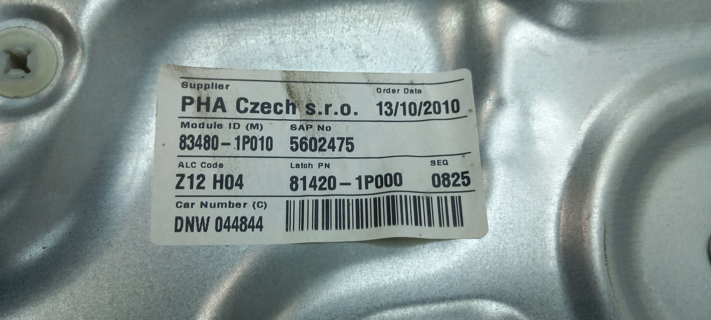 Right rear window regulator KIA Venga (YN) Imagem-5