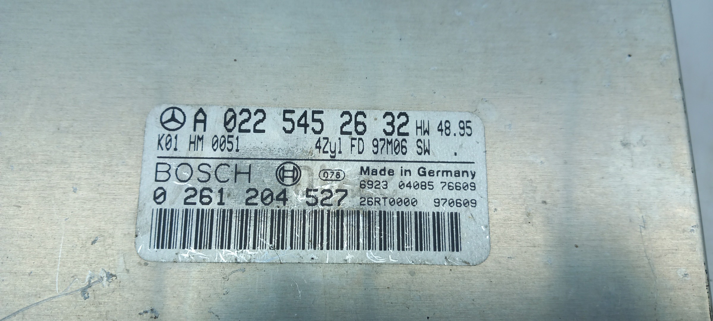 Calculateur /  Unité de contrôle moteur MERCEDES-BENZ CLK (C208) Imagem-3