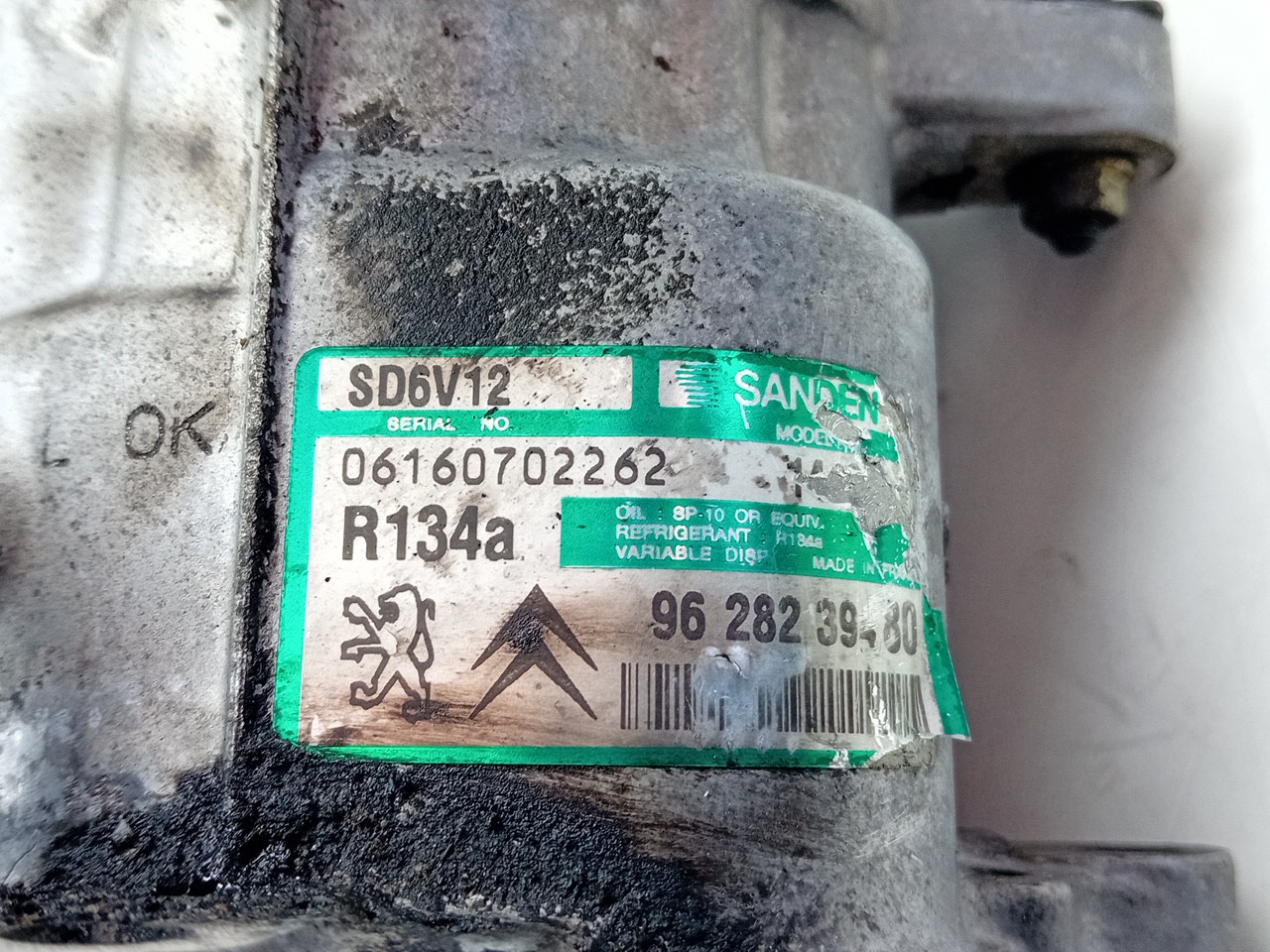 AC compressor PEUGEOT 206 (2A/C) Imagem-3