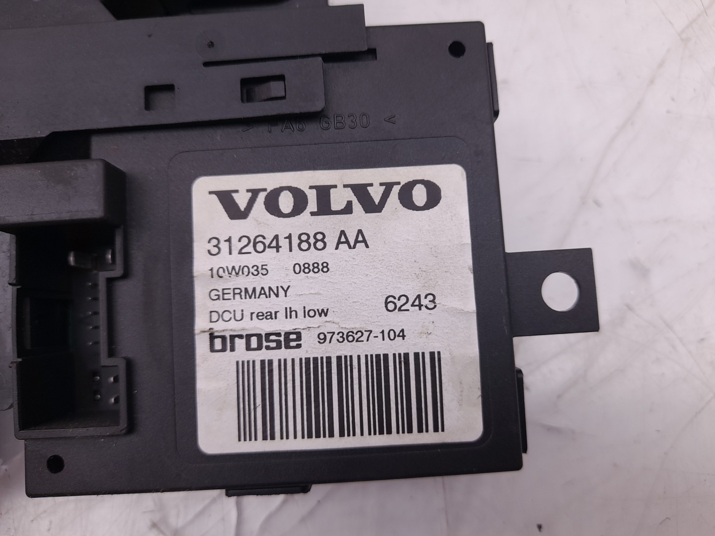 Right Rear  Door Window Regulator Motor VOLVO V50 (MW) Imagem-3