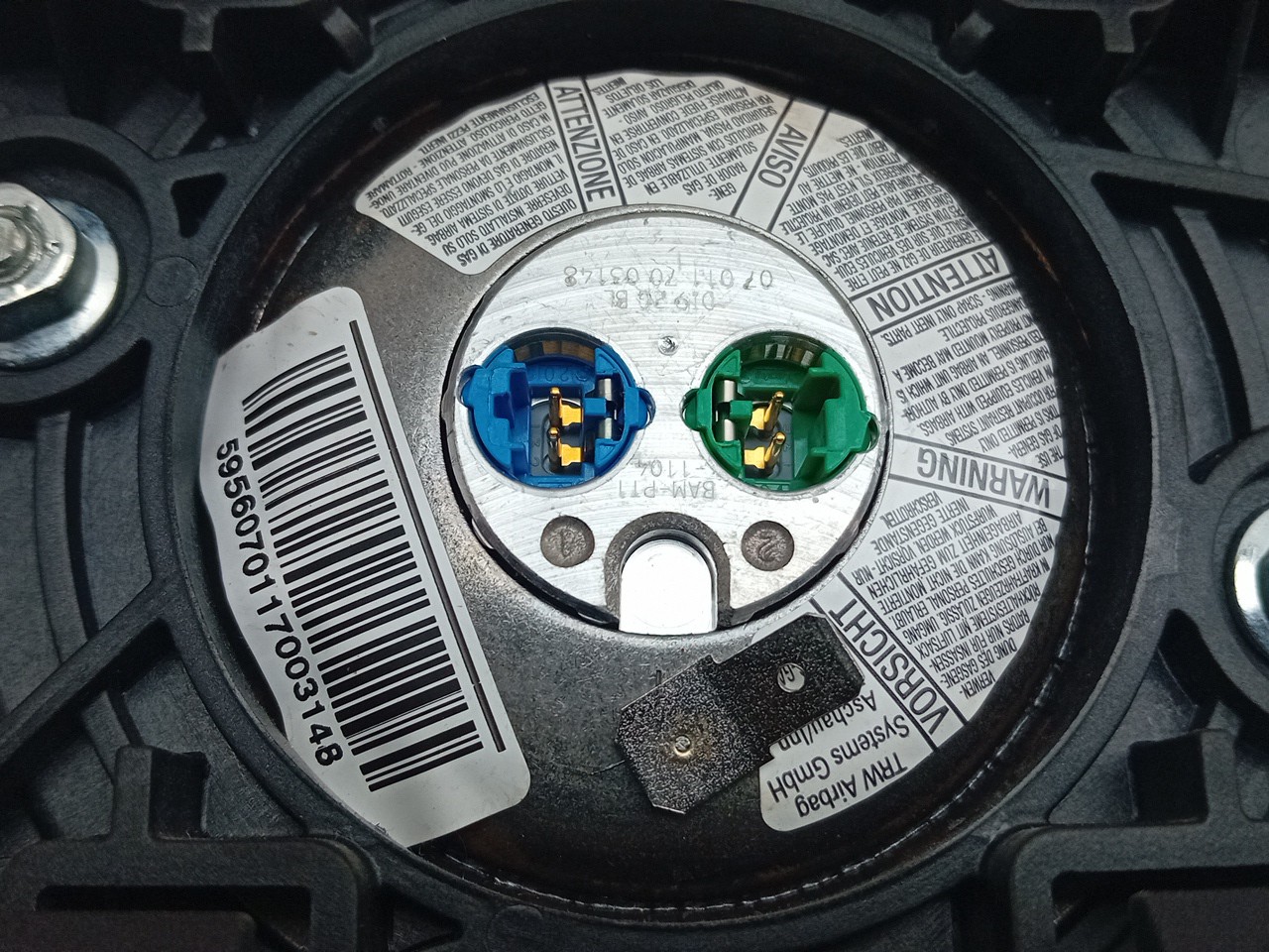 Airbag del Volante CITROËN C4 Picasso I (UD_) Imagem-3