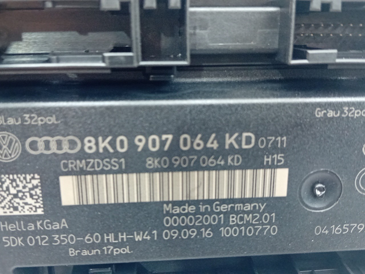 Module de confort AUDI A5 Sportback (8TA) Imagem-2