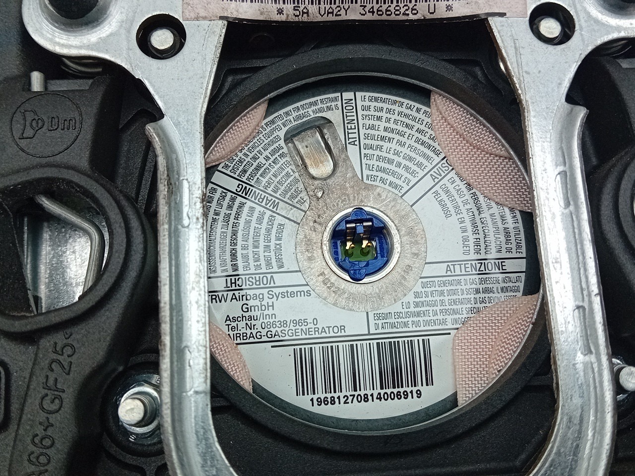 Airbag du Volant CITROËN C2 (JM_) Imagem-2