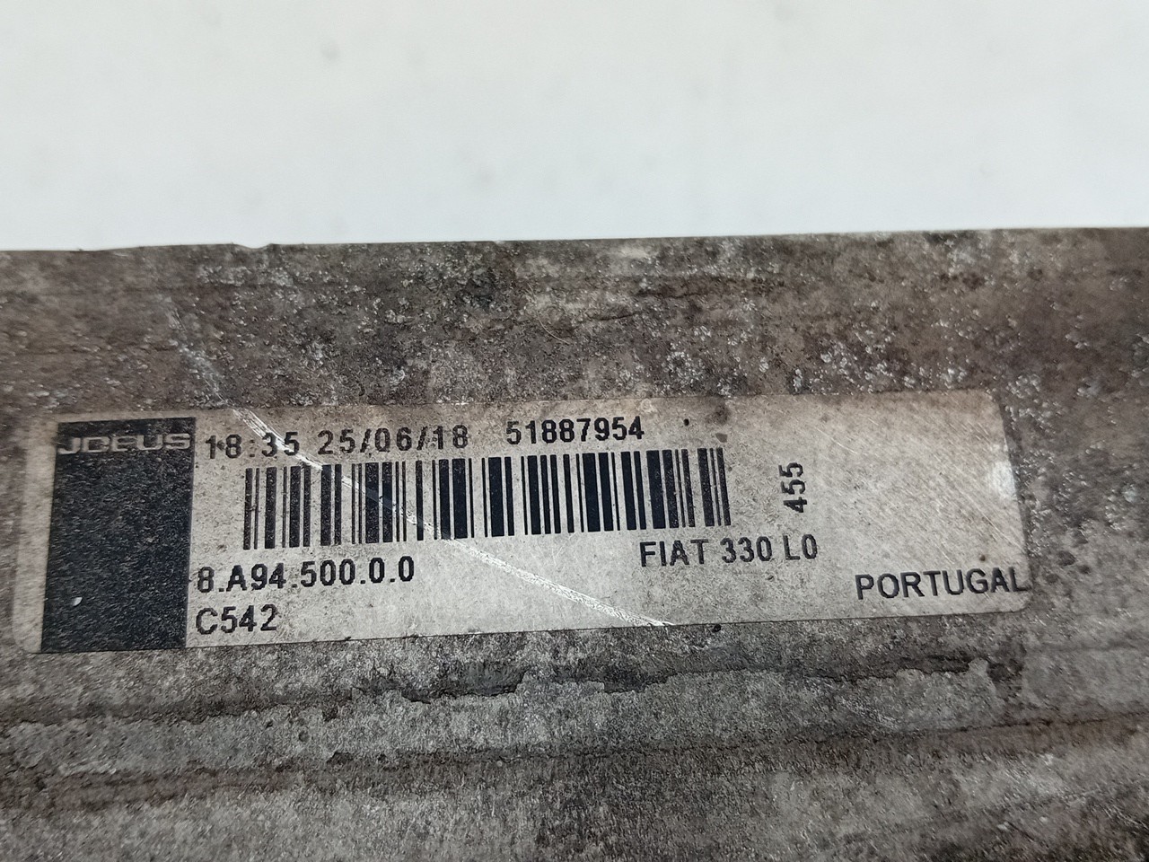 Radiador do intercooler FIAT Tipo Sedan (356_) Imagem-2