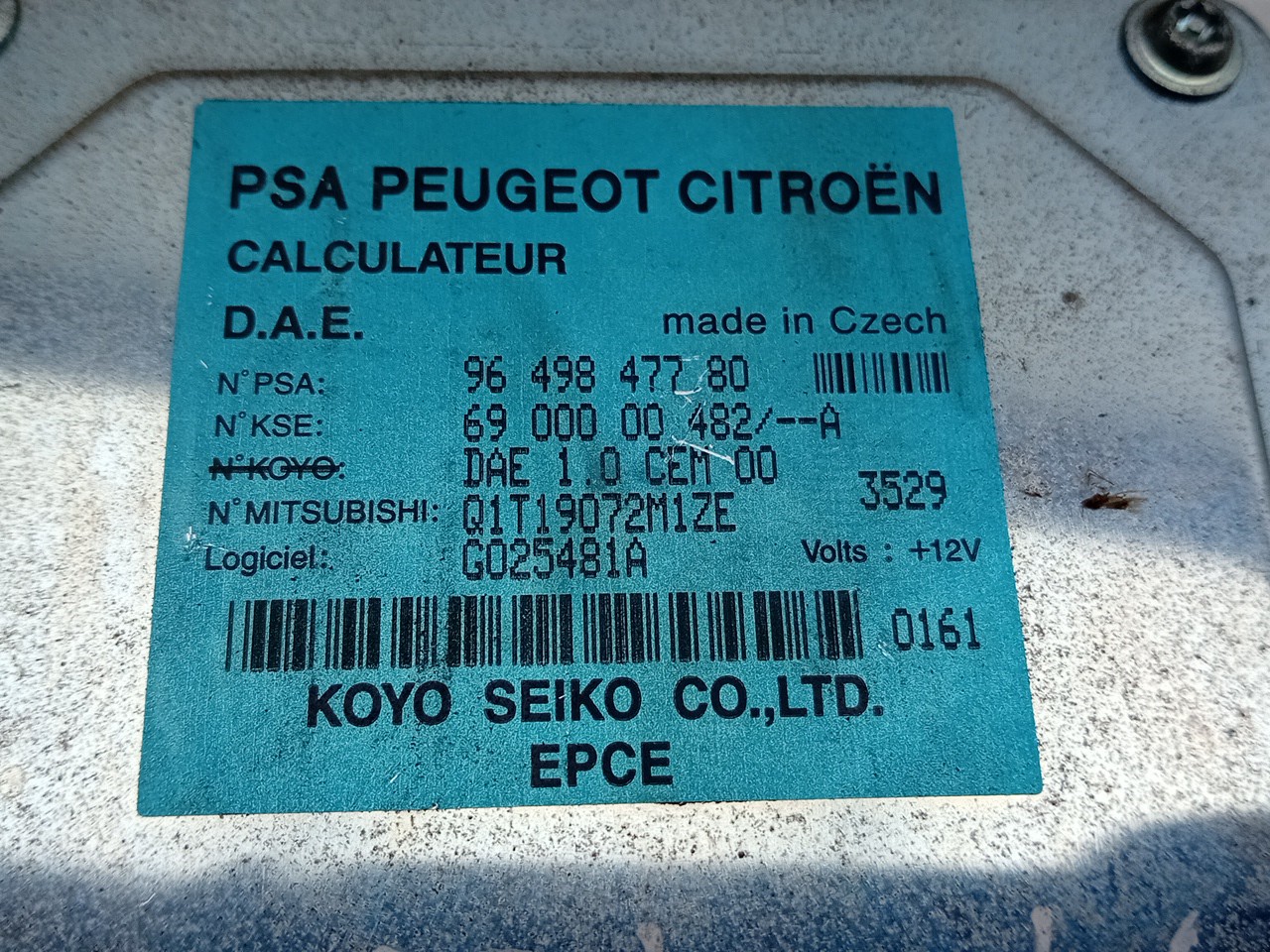Módulo da coluna de direção CITROËN C3 I (FC_) Imagem-3